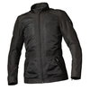 IXS Mykonos Black Textile Motorcycle Jacket Front                                                                                                                                                                                                              