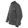 Frank Thomas Glasgow Mens Black Textile Motorcycle Jacket Side                                                                                                                                                                                                 