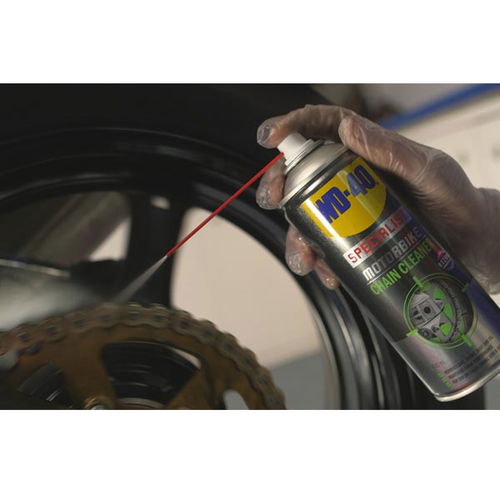WD40 Chain Cleaner 400ml in Use                                                                                                                                                                                                                                
