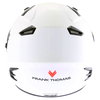 Frank Thomas White Adventure Motorcycle Helmet Back                                                                                                                                                                                                            