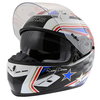 BKS Union Flag Full Face Motorcycle Helmet Open With Sun Visor                                                                                                                                                                                                 