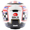 BKS Union Flag Full Face Motorcycle Helmet Back                                                                                                                                                                                                                