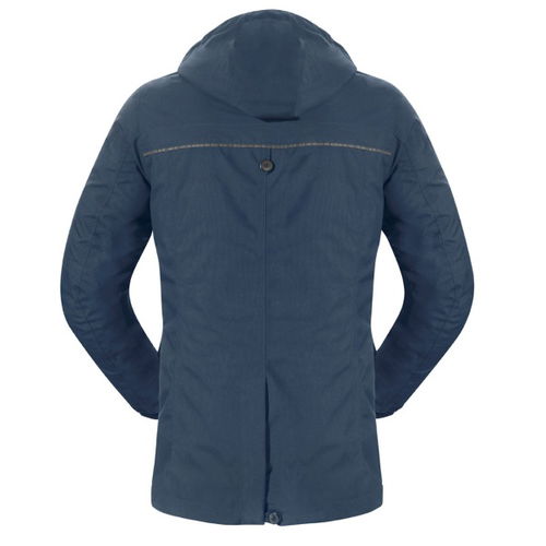 IXS Minnesota Mens Blue Textile Motorcycle Jacket Back                                                                                                                                                                                                         