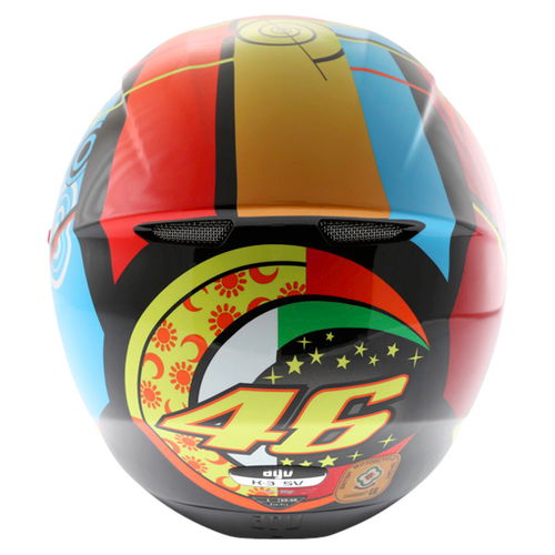 AGV K3 SV Elements Full Face Motorcycle Helmet Back                                                                                                                                                                                                            