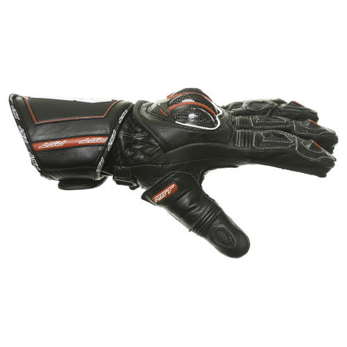 RST Tractech Evo CE 2579 Black Motorcycle Gloves Thumb side                                                                                                                                                                                                    
