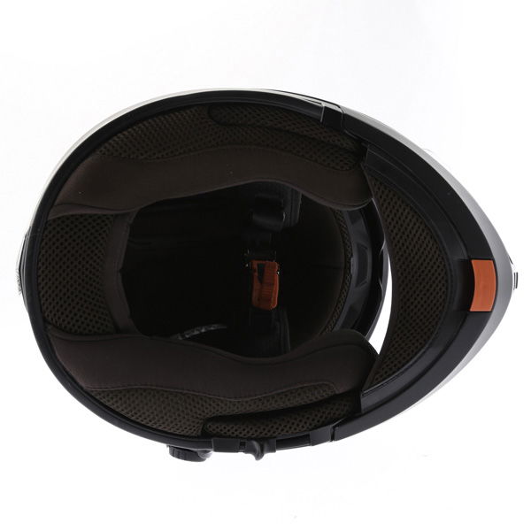 Vcan V270 Blinc Matt Black Flip Front Motorcycle Helmet Inside                                                                                                                                                                                                 