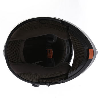 Vcan V270 Blinc Matt Black Flip Front Motorcycle Helmet Inside                                                                                                                                                                                                 