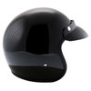 Vcan V537 Black Open Face Motorcycle Helmet Right Side                                                                                                                                                                                                         