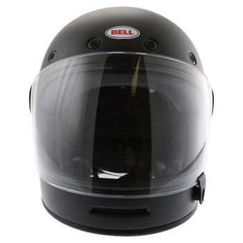 Bell Bullit Matt Black Full Face Motorcycle Helmet Front                                                                                                                                                                                                       