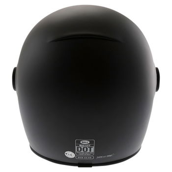 Bell Bullit Matt Black Full Face Motorcycle Helmet Back                                                                                                                                                                                                        