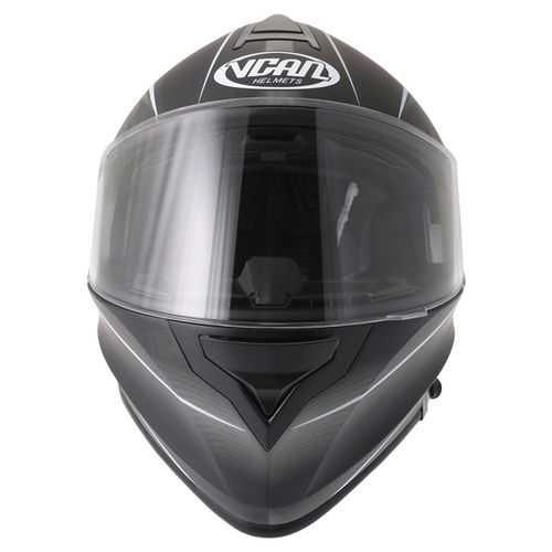 Vcan V127 Lightning Full Face Motorcycle Helmet Front                                                                                                                                                                                                          