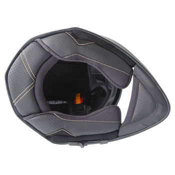 Vcan V127 Matt Black Full Face Motorcycle Helmet Inside                                                                                                                                                                                                        
