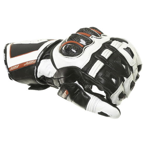 RST Tractech Evo CE 2579 White Black Red Motorcycle Gloves Knuckle                                                                                                                                                                                             