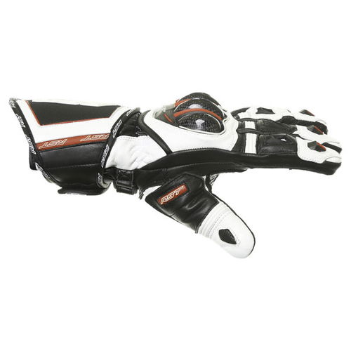 RST Tractech Evo CE 2579 White Black Red Motorcycle Gloves Thumb side                                                                                                                                                                                          
