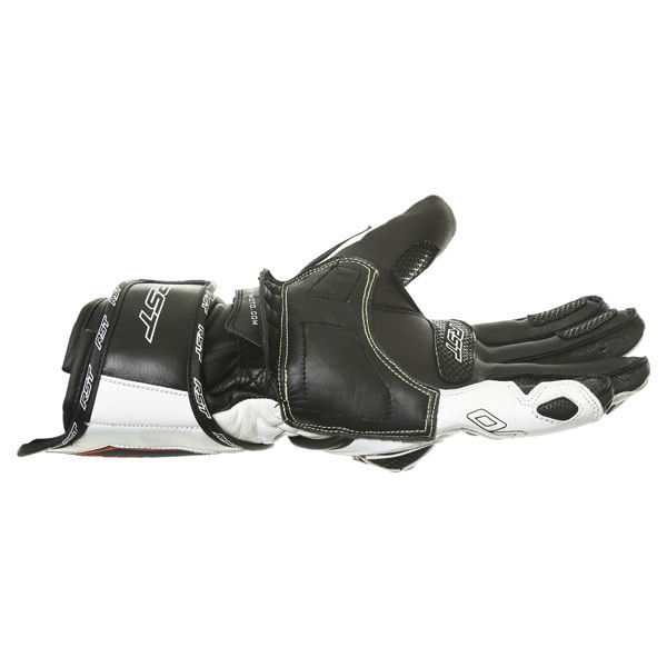 RST Tractech Evo CE 2579 White Black Red Motorcycle Gloves Little finger side                                                                                                                                                                                  