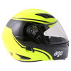 AGV Compact Course Yellow Black Flip Front Motorcycle Helmet Right Side                                                                                                                                                                                        