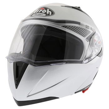 Airoh Cezannee XR Color Silver Full Face Motorcycle Helmet Front Left                                                                                                                                                                                          