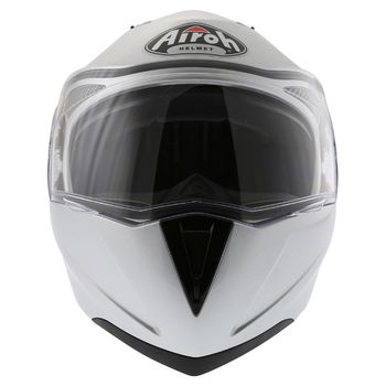 Airoh Cezannee XR Color Silver Full Face Motorcycle Helmet Front                                                                                                                                                                                               