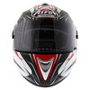 Airoh Dragon Star Red Helmet Front                                                                                                                                                                                                                             