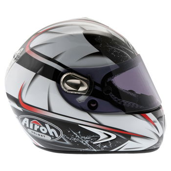 Airoh Dragon Star Red Helmet Right Side                                                                                                                                                                                                                        