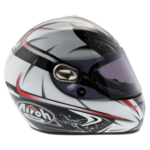 Airoh Dragon Star Red Helmet Right Side                                                                                                                                                                                                                        