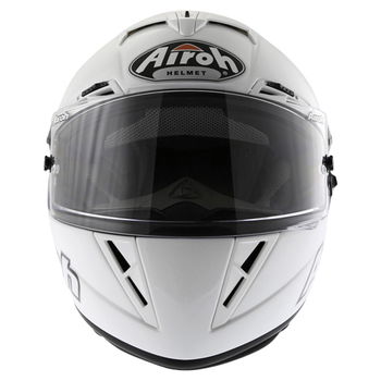 Airoh GP Color White Helmet Front                                                                                                                                                                                                                              