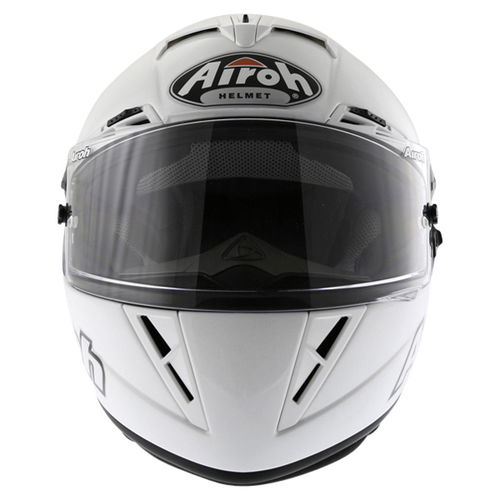 Airoh GP Color White Helmet Front                                                                                                                                                                                                                              