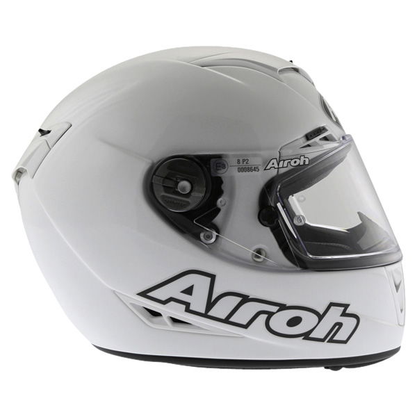 Airoh GP Color White Helmet Right Side                                                                                                                                                                                                                         
