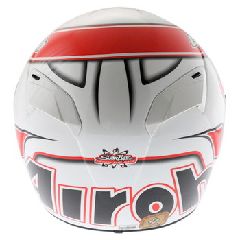 Airoh GP Run Red Helmet Back                                                                                                                                                                                                                                   
