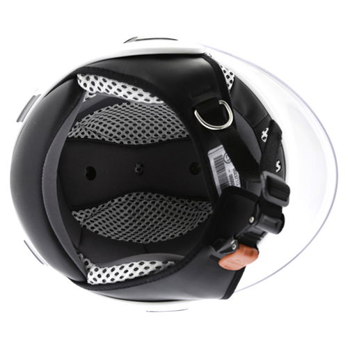 Airoh JT Bicolor White Black Helmet Inside                                                                                                                                                                                                                     