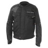 Frank Thomas Shadow Mens Black Textile Motorcycle Jacket Front                                                                                                                                                                                                 
