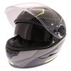 Scorpion EXO 490 Vision Black Yellow Full Face Motorcycle Helmet Open With Sun Visor                                                                                                                                                                           