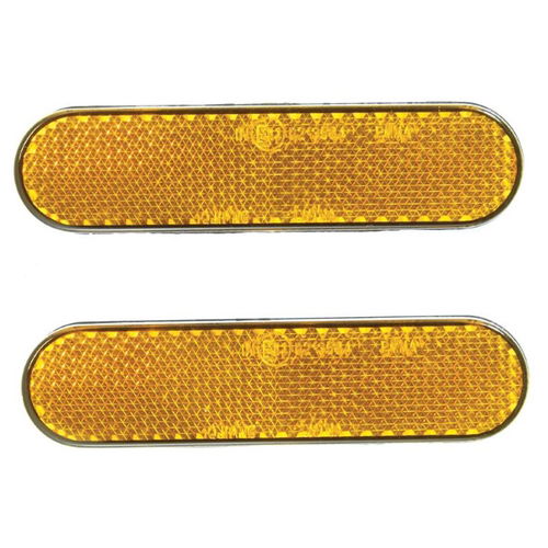 Bike It Orange Reflectors