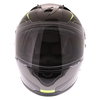 Scorpion EXO 490 Vision Black Yellow Full Face Motorcycle Helmet Front                                                                                                                                                                                         