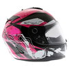 HJC IS-17 Rocket Pink Ladies Full Face Motorcycle Helmet Right Side                                                                                                                                                                                            