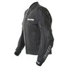 IXS Shertan Black Leather Motorcycle Jacket Side                                                                                                                                                                                                               