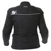 IXS Eveline Ladies Black White Textile Motorcycle Jacket Back                                                                                                                                                                                                  