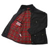 Frank Thomas Tmaster Ladies Black Wax Jacket Inside                                                                                                                                                                                                            