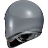 Shoei EX-Zero Basalt Grey Full Face Motorcycle Helmet Back                                                                                                                                                                                                     