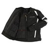 Frank Thomas Dynamic Black White Leather Motorcycle Jacket Inside                                                                                                                                                                                              
