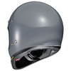 Shoei EX-Zero Basalt Grey Full Face Motorcycle Helmet Back Left                                                                                                                                                                                                