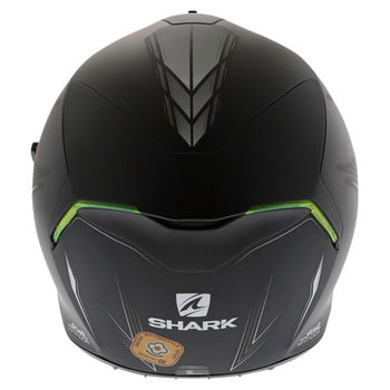 Shark Skwal Matador Matt KSW Full Face Motorcycle Helmet Back                                                                                                                                                                                                  