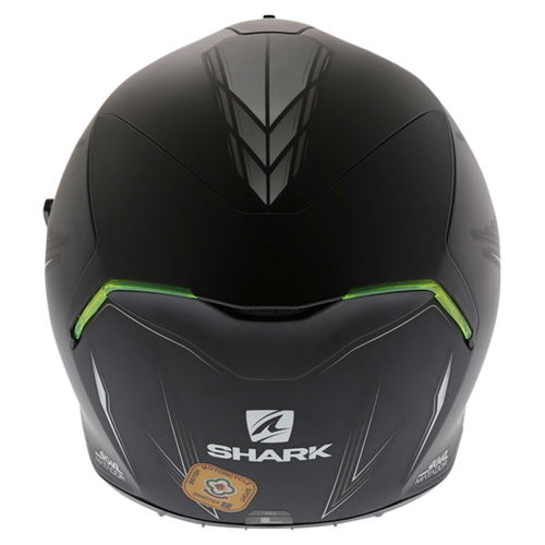 Shark Skwal Matador Matt KSW Full Face Motorcycle Helmet Back                                                                                                                                                                                                  