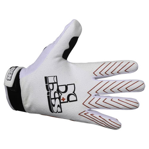 IXS Rush Red White Multi MX Gloves Palm                                                                                                                                                                                                                        