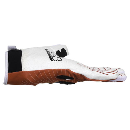 IXS Rush Red White Multi MX Gloves Little finger side                                                                                                                                                                                                          