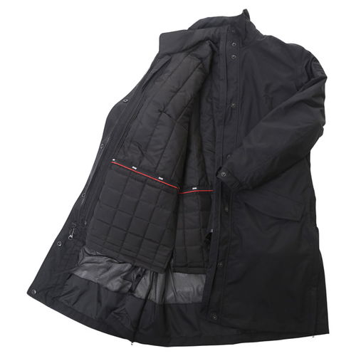 IXS Cardiff Mens Black Textile Motorcycle Jacket Inside                                                                                                                                                                                                        