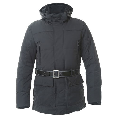 IXS Milano Mens Black Textile Motorcycle Jacket Front                                                                                                                                                                                                          