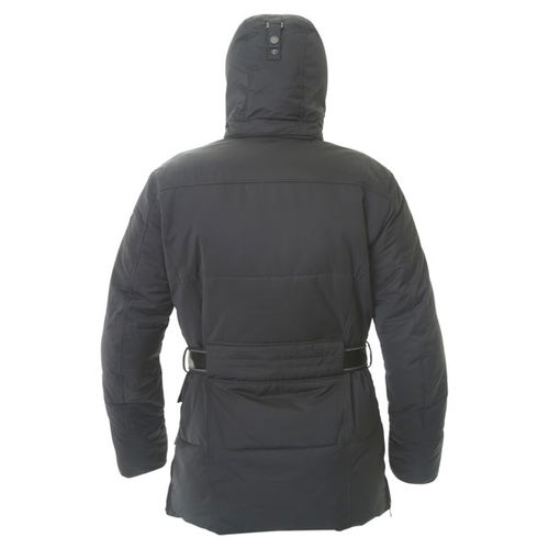 IXS Milano Mens Black Textile Motorcycle Jacket Hood Up Back                                                                                                                                                                                                   