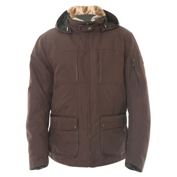 IXS Milow Mens Brown Textile Motorcycle Jacket Front                                                                                                                                                                                                           