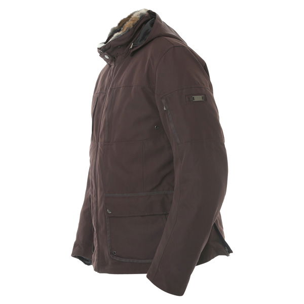 IXS Milow Mens Brown Textile Motorcycle Jacket Side                                                                                                                                                                                                            